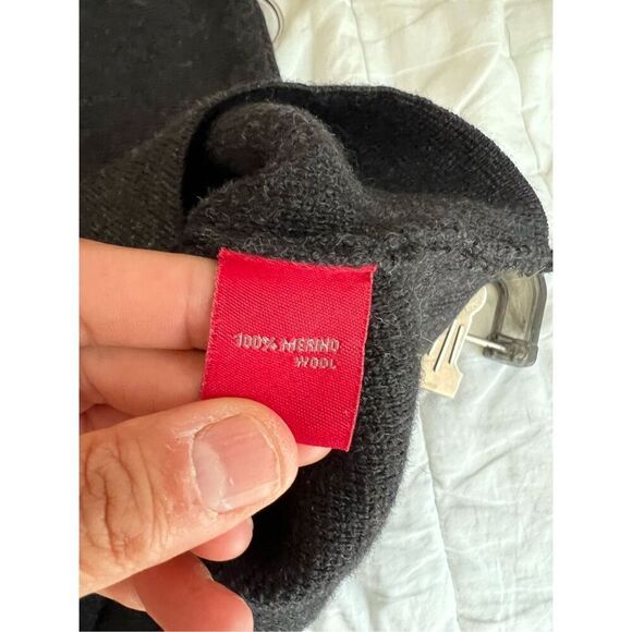 Krimson and Klover charcoal gray merino wool skirt S - Picture 3 of 4